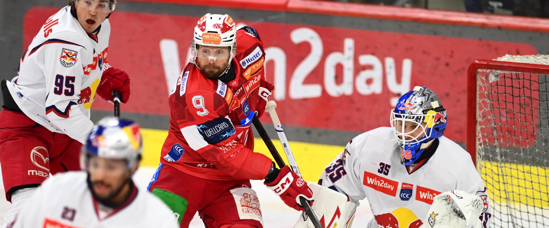 Jan Muršak und die Rotjacken messen sich am Sonntag zum vierten Mal in der laufenden Saison mit Titelverteidiger Salzburg