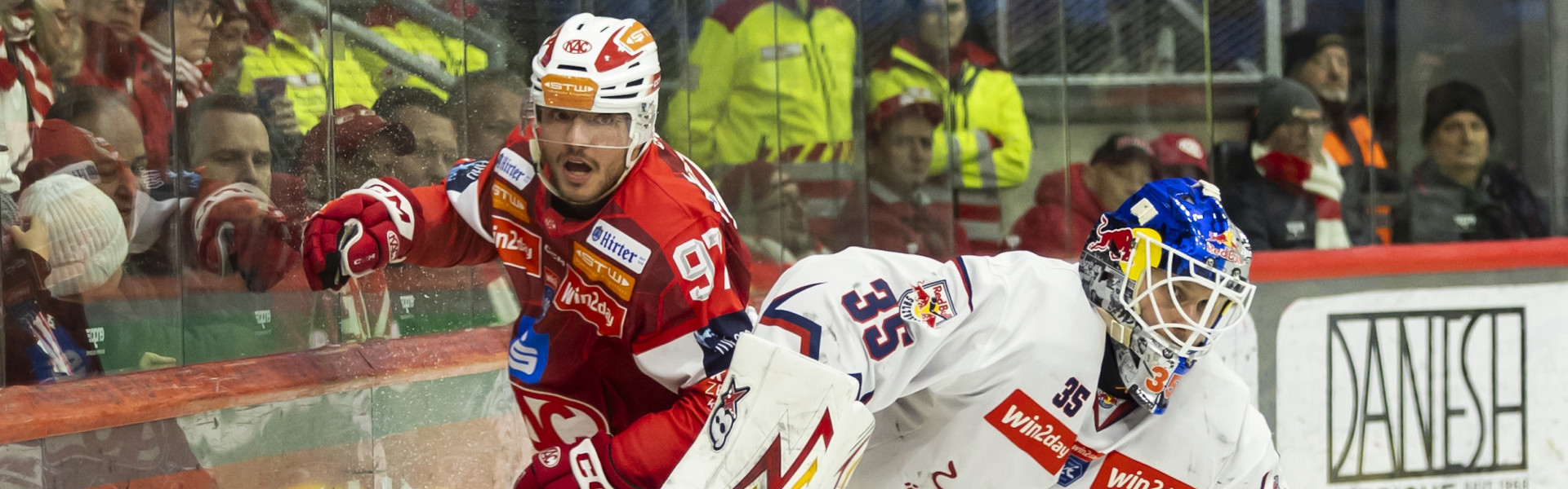 Fabian Hochegger erzielte im Heimspiel gegen Salzburg den dritten Treffer des EC-KAC