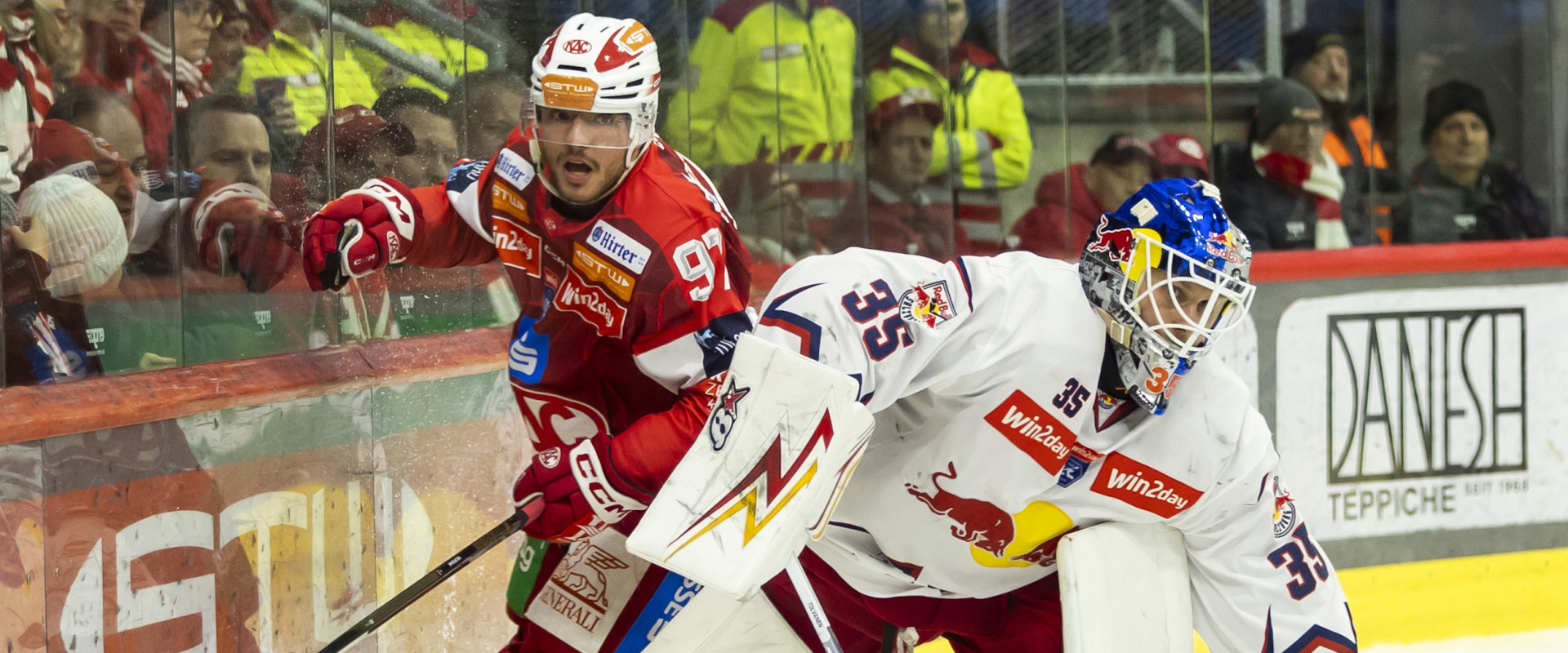 Fabian Hochegger erzielte im Heimspiel gegen Salzburg den dritten Treffer des EC-KAC