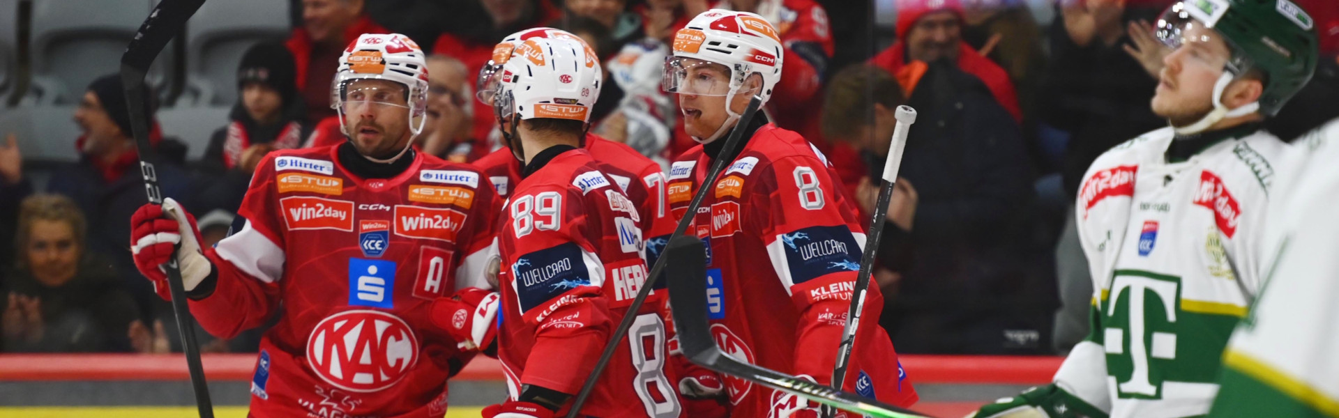 Der EC-KAC setzte sich am Mittwochabend auch im vierten Saisonduell mit Liganeuling Budapest durch