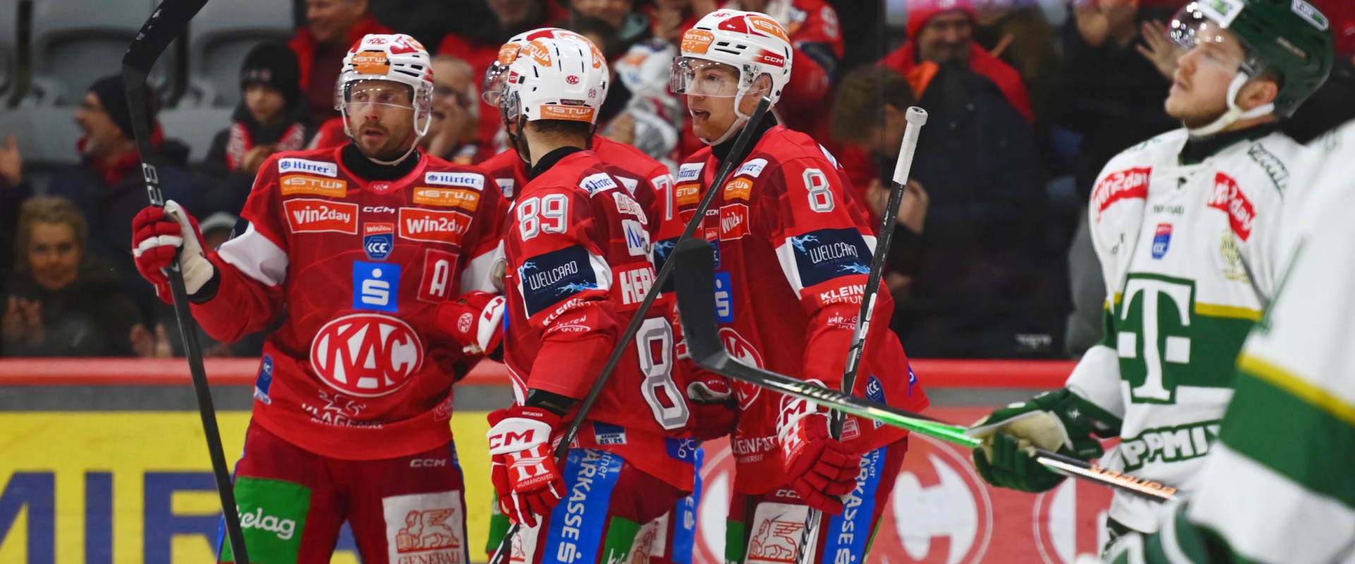 Der EC-KAC setzte sich am Mittwochabend auch im vierten Saisonduell mit Liganeuling Budapest durch
