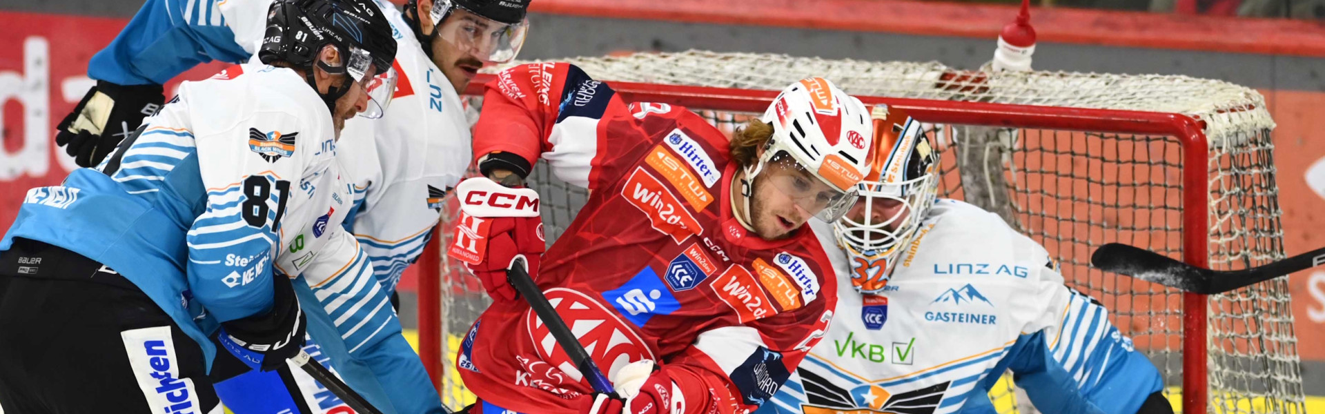 Mario Kempe gibt am Sonntag gegen Linz sein Comeback bei den Rotjacken