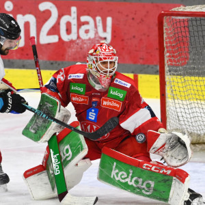 Sebastian Dahm verbuchte nach einer starken Vorstellung sein viertes Shutout in der laufenden ICE-Saison Sebastian Dahm verbuchte nach einer starken Vorstellung sein viertes Shutout in der laufenden ICE-Saison