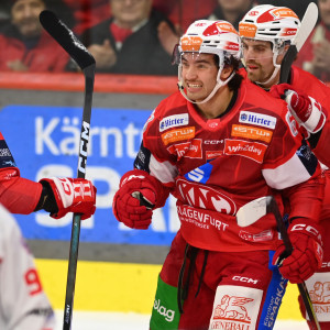 Nolan Moyle erzielte seinen ersten Treffer im KAC-Trikot und steuerte zwei weitere Assists bei