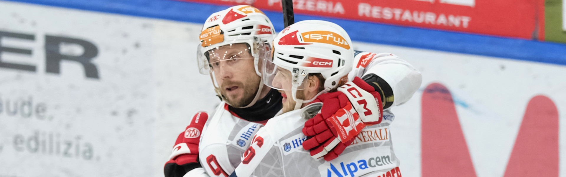 Jan Muršak und Simeon Schwinger zeichneten in Bolzano/Bozen für drei der sechs KAC-Treffer verantwortlich