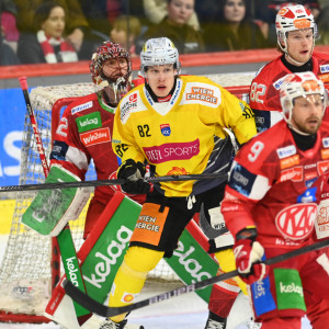 Ex-KAC-Stürmer Senna Peeters zeichnete für den zwischenzeitlichen 2:2-Ausgleich verantwortlich