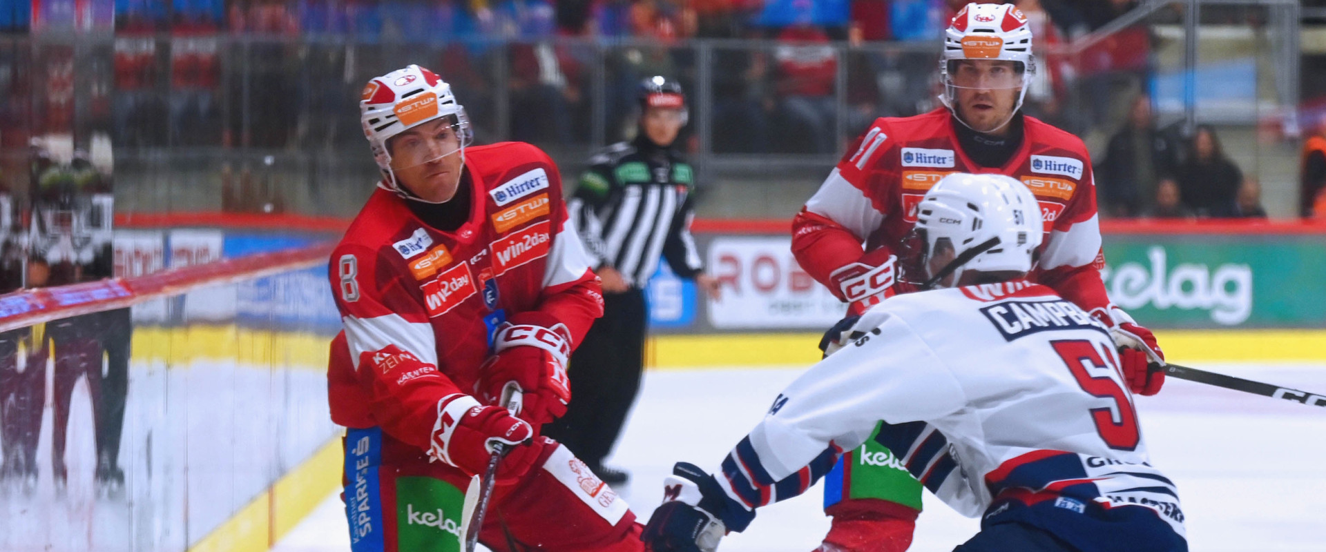 Nick Petersen und die Rotjacken eröffnen die Viertelfinalserie gegen Fehérvár AV19 am Dienstag auf eigenem Eis