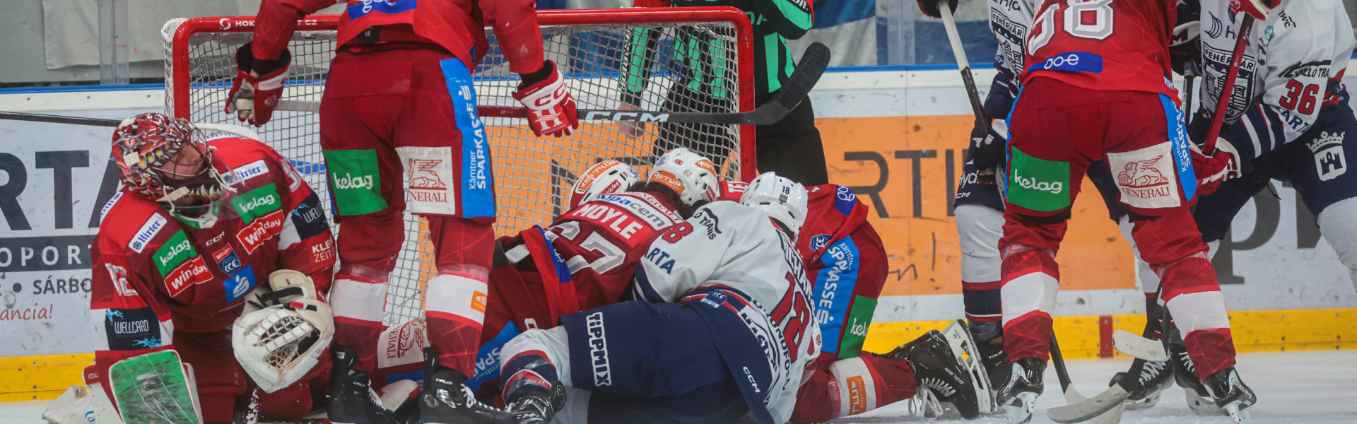 Die Rotjacken mussten am Dienstagabend in Ungarn den Ausgleich in der Viertelfinalserie hinnehmen
