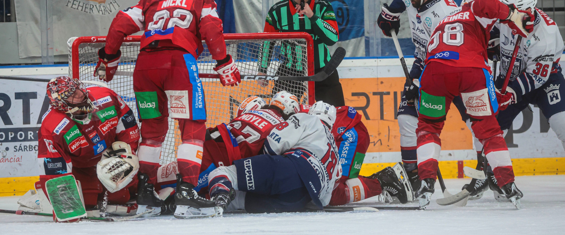 Die Rotjacken mussten am Dienstagabend in Ungarn den Ausgleich in der Viertelfinalserie hinnehmen