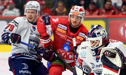 Simeon Schwinger war im ersten Heimspiel der Viertelfinalserie einer der auffälligsten Akteure