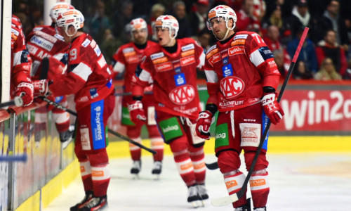 Der EC-KAC musste am Montagabend die erste Heimniederlage in der laufenden Playoff-Serie gegen Fehérvár AV19 hinnehmen