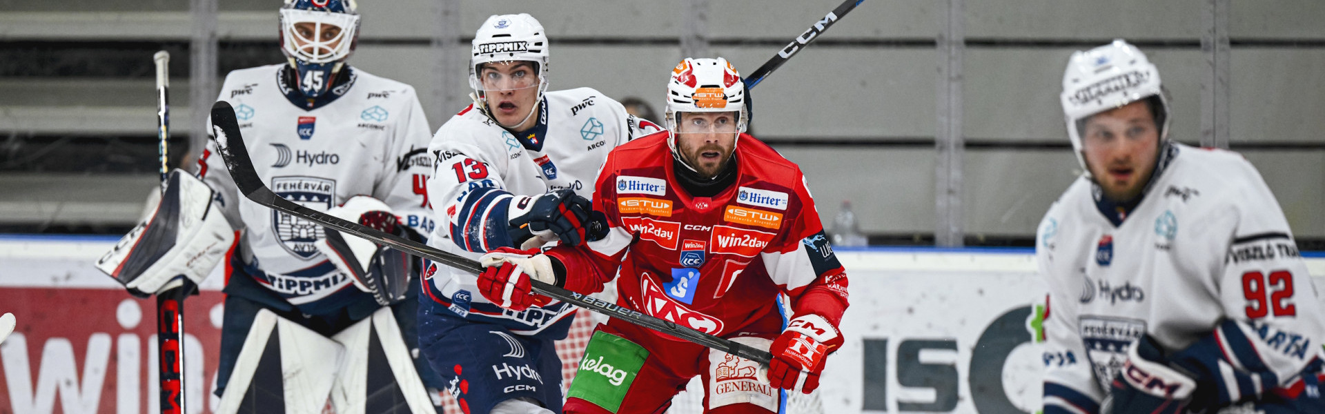 Jan Muršak und die Rotjacken unterlagen Fehérvár AV19 zum dritten Mal hintereinander