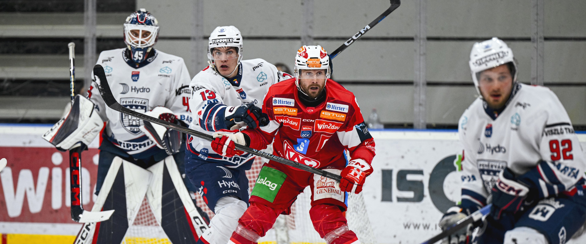 Jan Muršak und die Rotjacken unterlagen Fehérvár AV19 zum dritten Mal hintereinander