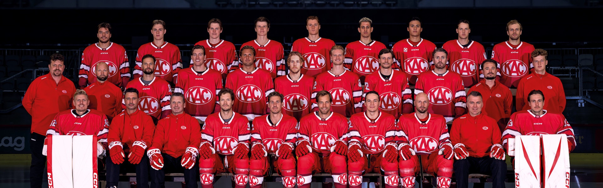 Die Mannschaft des EC-KAC verabschiedet sich von ihren Fans aus der Saison 2025/26