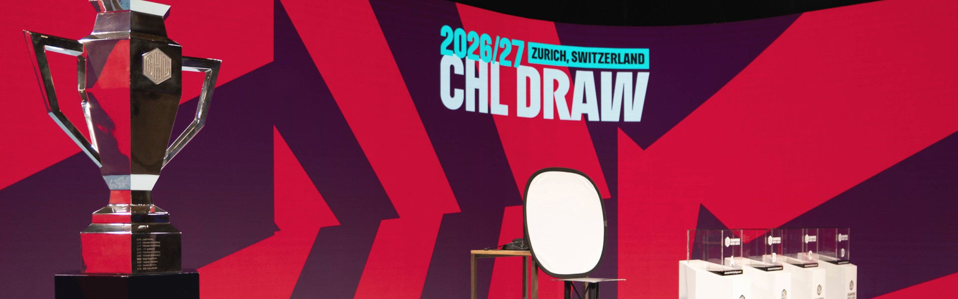 In der Schweiz wurde am Mittwoch die Vorrunde der Champions Hockey League 2026/27 ausgelost