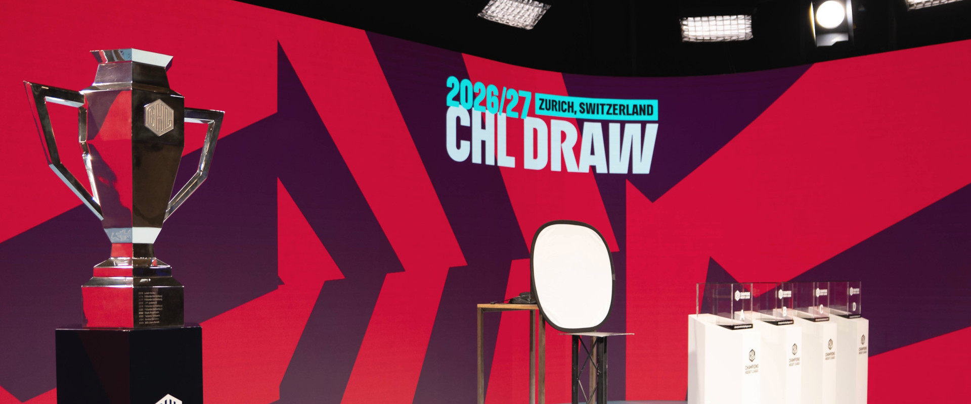 In der Schweiz wurde am Mittwoch die Vorrunde der Champions Hockey League 2026/27 ausgelost