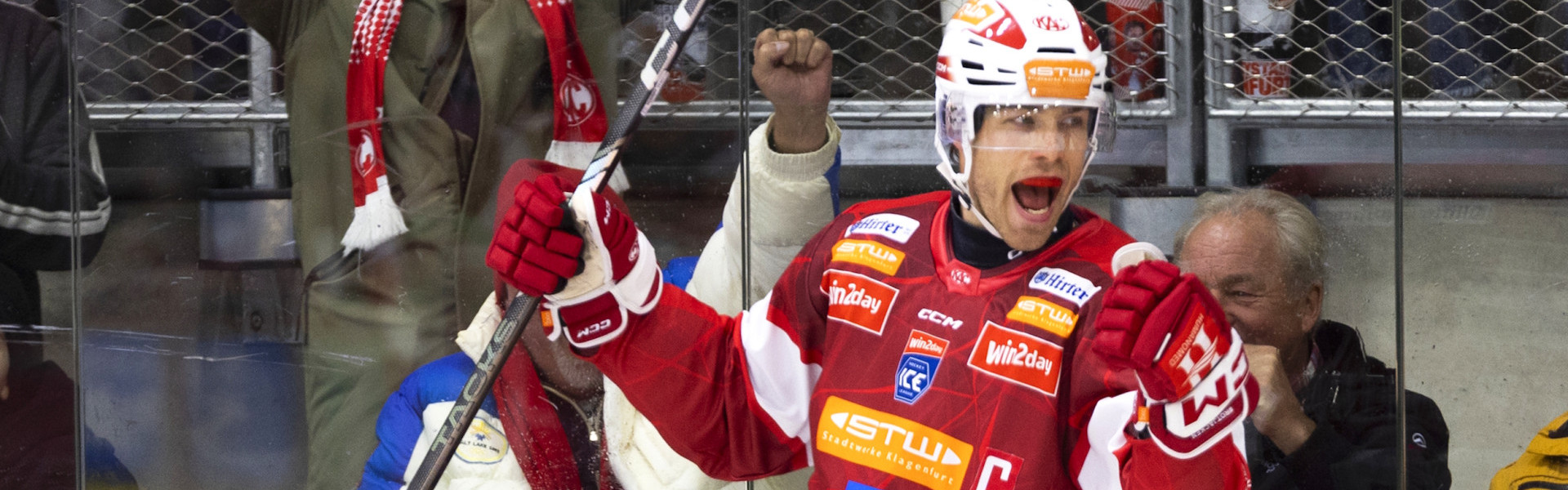 Kapitän Thomas Hundertpfund geht in seine 18. Saison in der KAC-Kampfmannschaft
