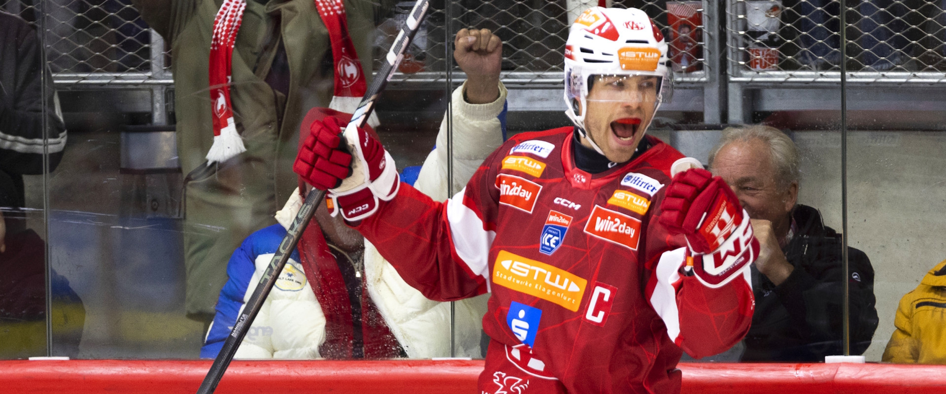 Kapitän Thomas Hundertpfund geht in seine 18. Saison in der KAC-Kampfmannschaft