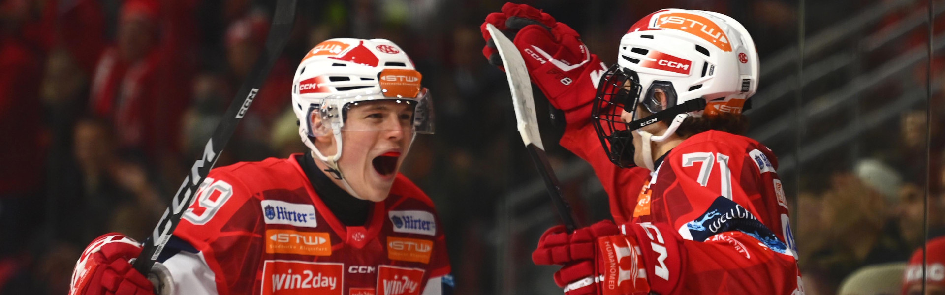 David Waschnig und Johannes Dobrovolny spielen in der kommenden Saison für die Drakkar de Baie-Comeau