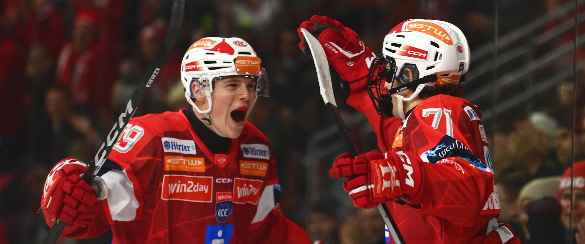 David Waschnig und Johannes Dobrovolny spielen in der kommenden Saison für die Drakkar de Baie-Comeau