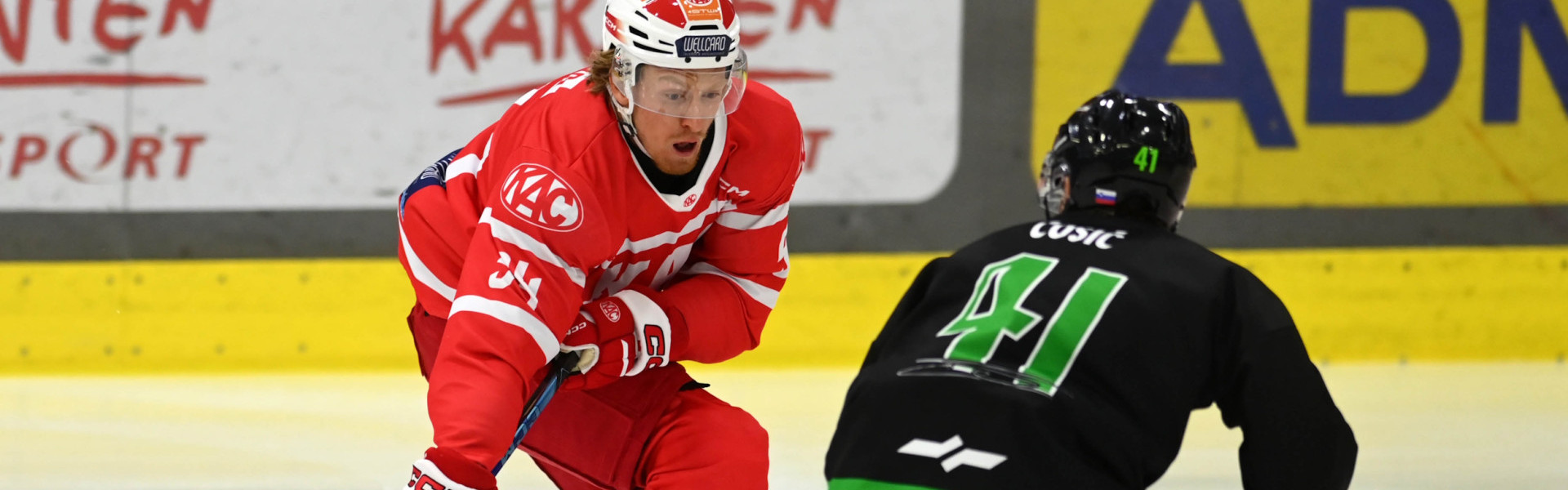 Jan Drozg sorgte bei seinem ersten Spiel im KAC-Trikot für den Siegestreffer