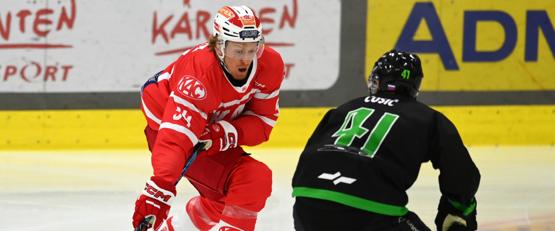 Jan Drozg sorgte bei seinem ersten Spiel im KAC-Trikot für den Siegestreffer