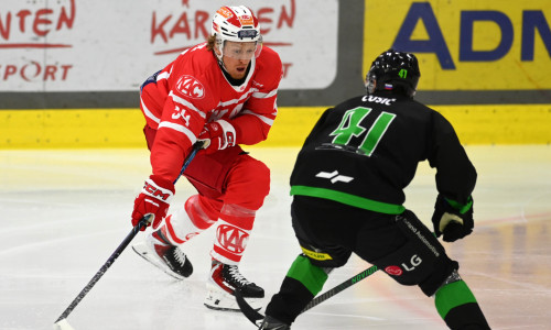 Jan Drozg sorgte bei seinem ersten Spiel im KAC-Trikot für den Siegestreffer