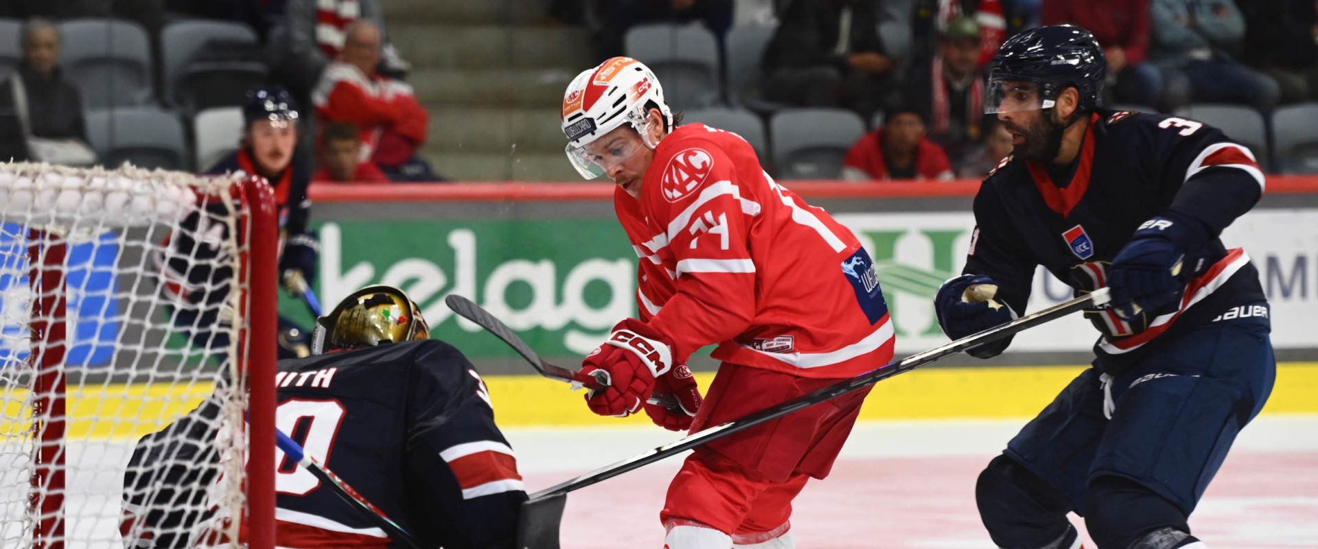 Neuzugang Travis St. Denis sorgte in Minute 47 für das Game winning Goal gegen den Milano Hockey Club