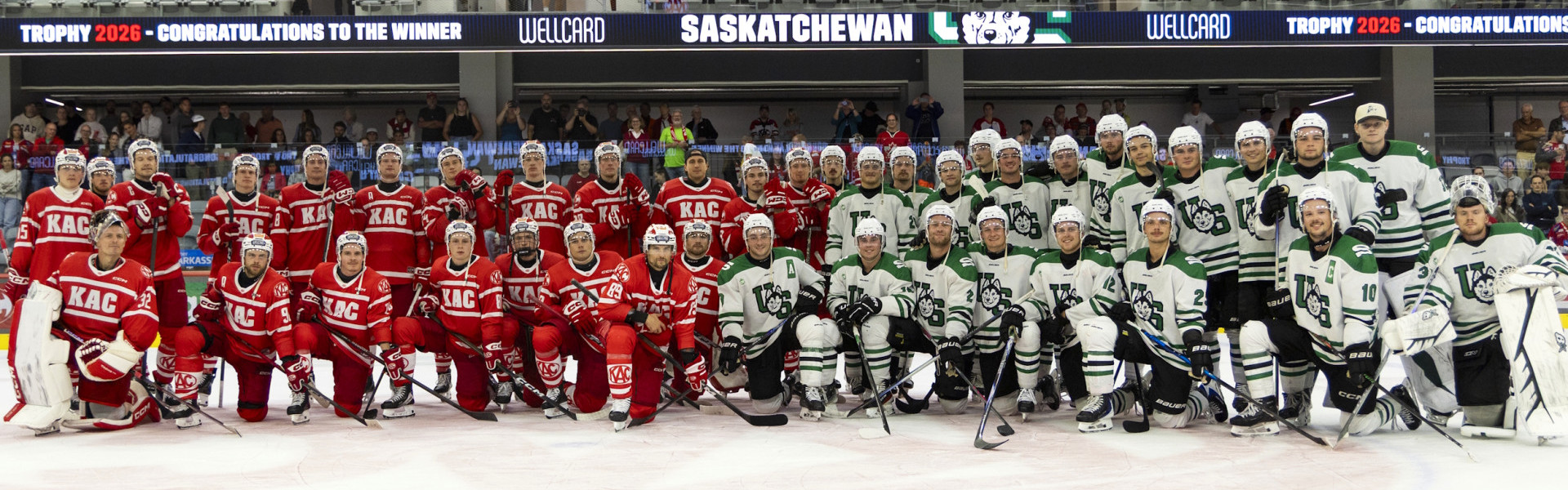 Die Huskies der University of Saskatchewan fügten den Rotjacken die erste und einzige Pre-Season-Niederlage zu