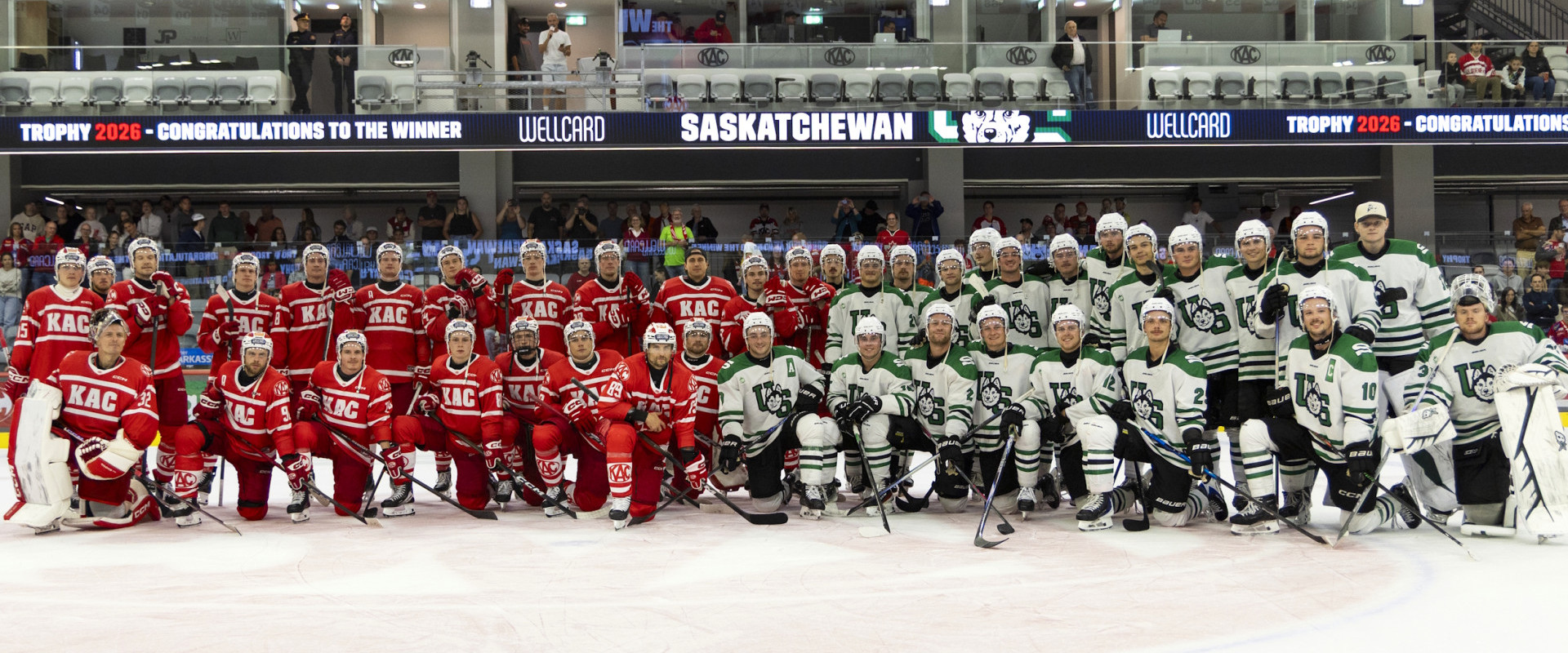 Die Huskies der University of Saskatchewan fügten den Rotjacken die erste und einzige Pre-Season-Niederlage zu