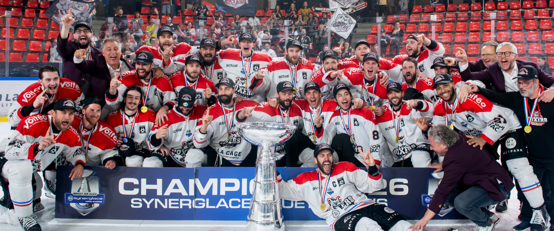 Nach ihrem ersten nationalen Meistertitel geben die Bordeaux Boxers in Klagenfurt ihr CHL-Debüt