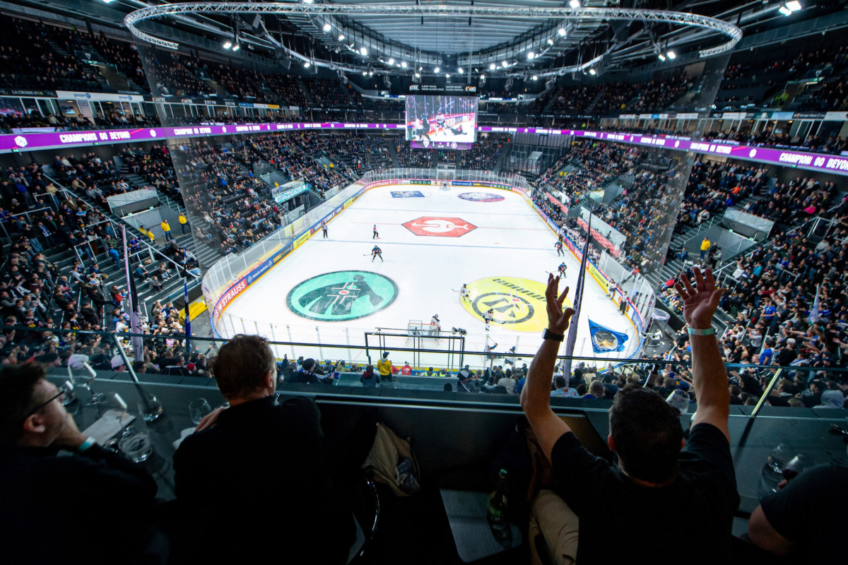 Die BCF-Arena in Fribourg war 2026 WM-Spielort und in Ligaspielen seit März 2022 stets technisch ausverkauft