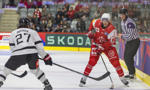 Simeon Schwinger und die Rotjacken empfangen am Samstag wie schon 2024 Fribourg-Gottéron