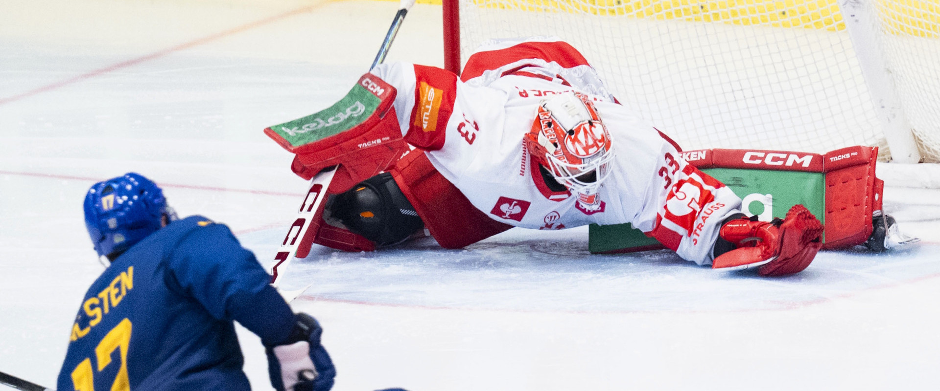 Florian Vorauer lieferte neuerlich eine starke Leistung ab, konnte die KAC-Niederlage in Norwegen aber nicht verhindern.