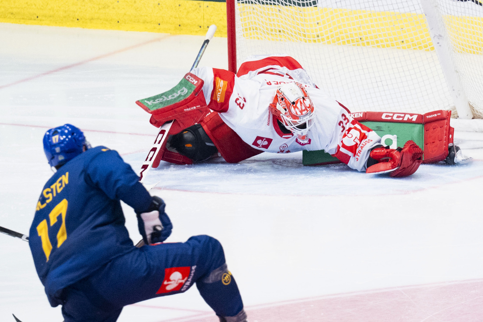 Florian Vorauer lieferte neuerlich eine starke Leistung ab, konnte die KAC-Niederlage in Norwegen aber nicht verhindern.
