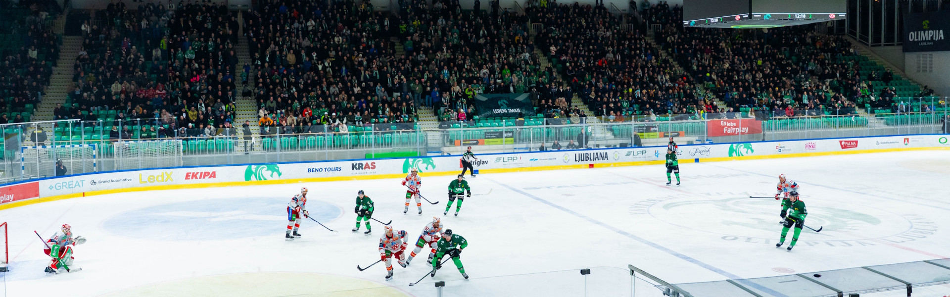 Die Rotjacken gastieren am Freitagabend bei Olimpija Ljubljana, das gegen Klagenfurt seinen Home Opener begeht