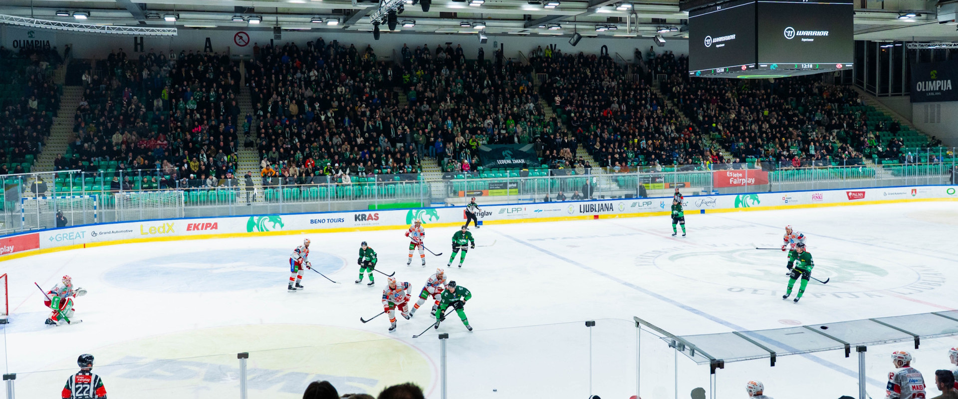 Die Rotjacken gastieren am Freitagabend bei Olimpija Ljubljana, das gegen Klagenfurt seinen Home Opener begeht