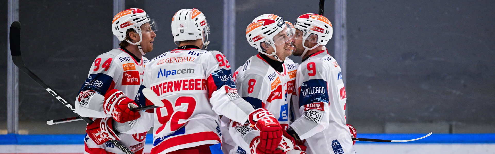 Der EC-KAC durfte auch in Ljubljana sieben Mal jubeln