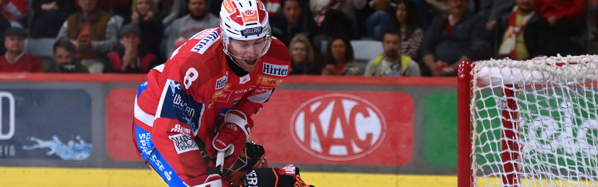 Nick Petersen verbuchte wie schon am Freitag in Ljubljana auch gegen Graz wieder drei Scorerpunkte