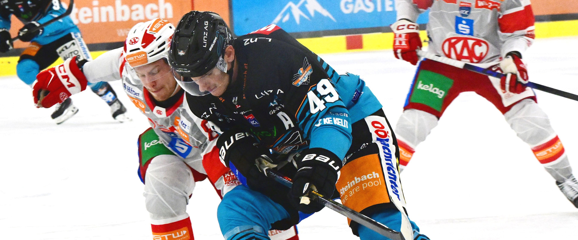 Die Rotjacken treten am Sonntagabend auswärts bei den Black Wings Linz an