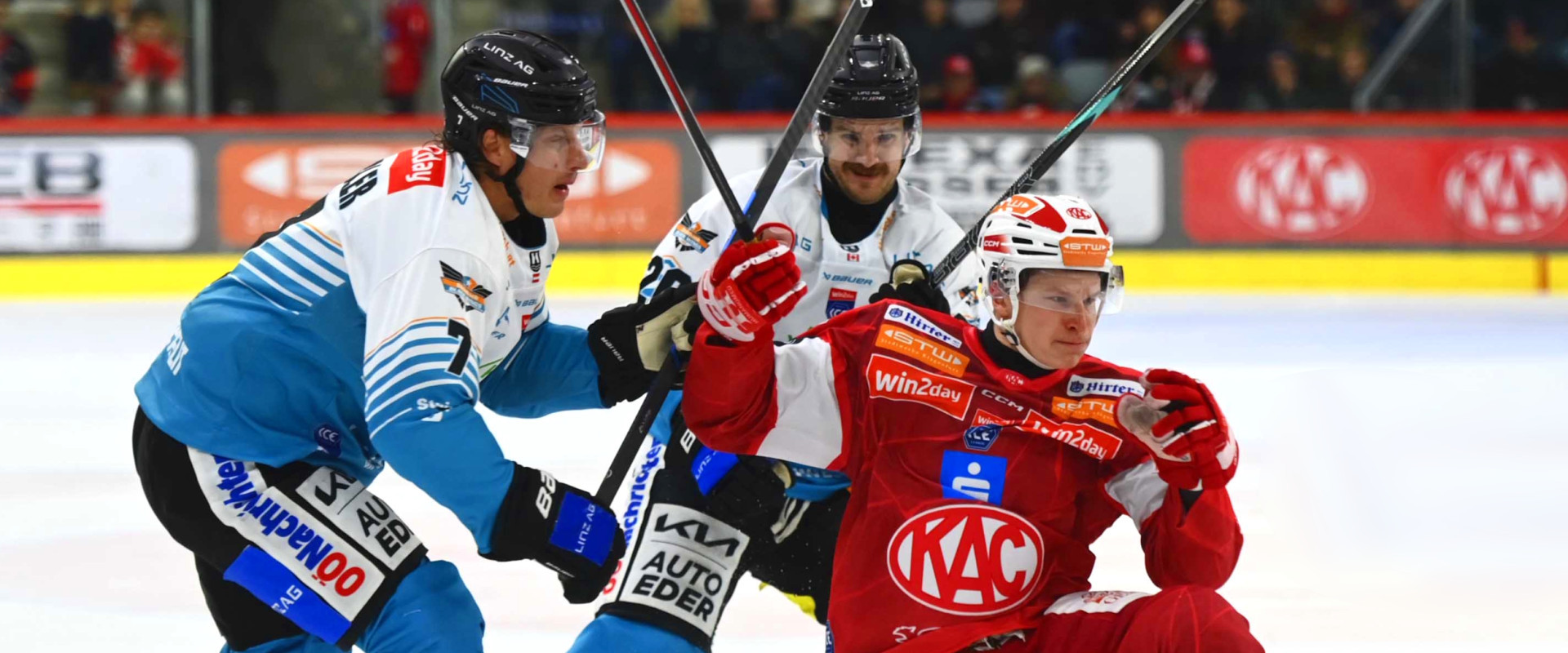 Tobias Sablattnig und die Rotjacken stemmen sich den formstarken Black Wings Linz entgegen